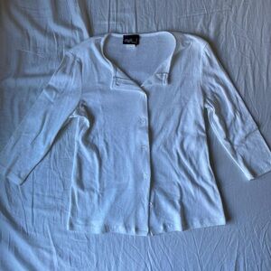 Croquette cardigan pointelle